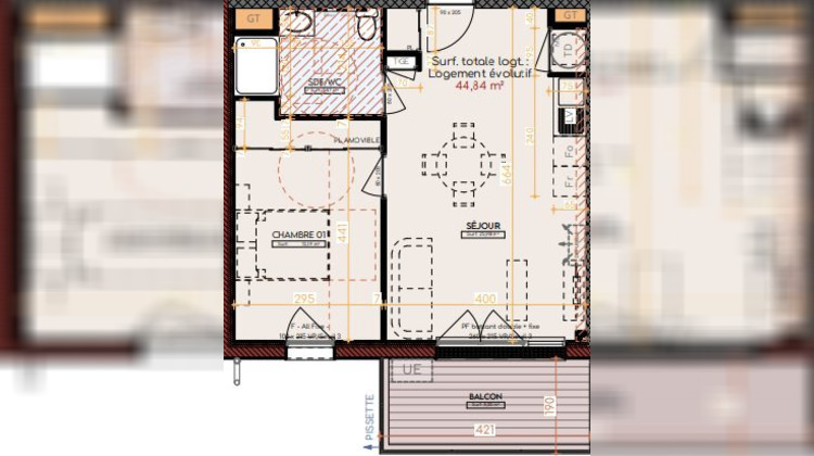 Ma-Cabane - Neuf Appartement Tournefeuille, 44 m²