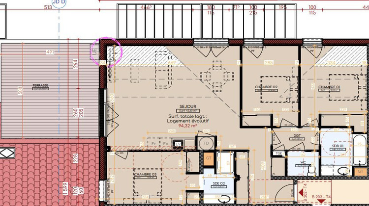Ma-Cabane - Neuf Appartement Tournefeuille, 92 m²