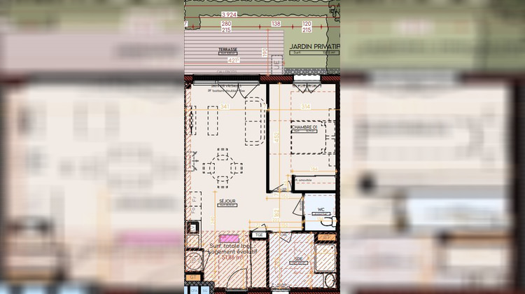 Ma-Cabane - Neuf Appartement Tournefeuille, 51 m²