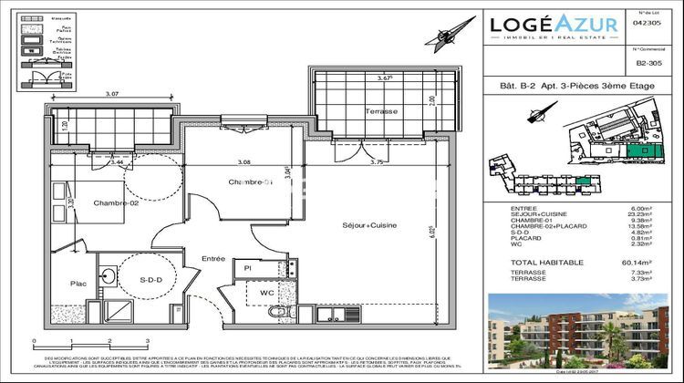 Ma-Cabane - Neuf Appartement Vallauris, 60 m²