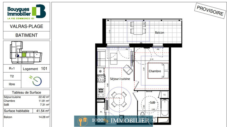 Ma-Cabane - Neuf Appartement Valras-Plage, 41 m²