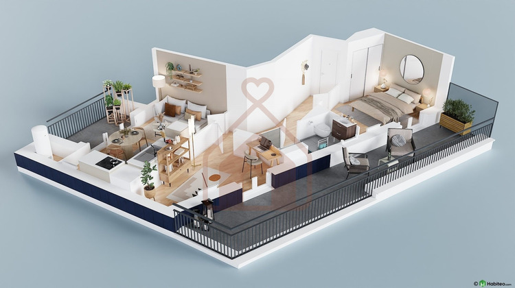 Ma-Cabane - Neuf Appartement Villejuif, 47 m²