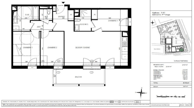Ma-Cabane - Neuf Appartement Villenave-d'Ornon, 81 m²