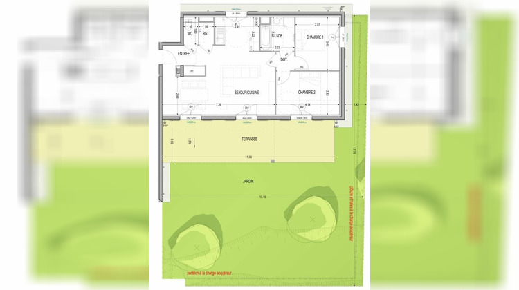 Ma-Cabane - Neuf Appartement Voiron, 68 m²