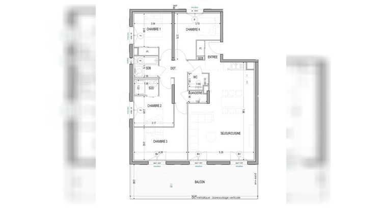 Ma-Cabane - Neuf Appartement Voiron, 97 m²