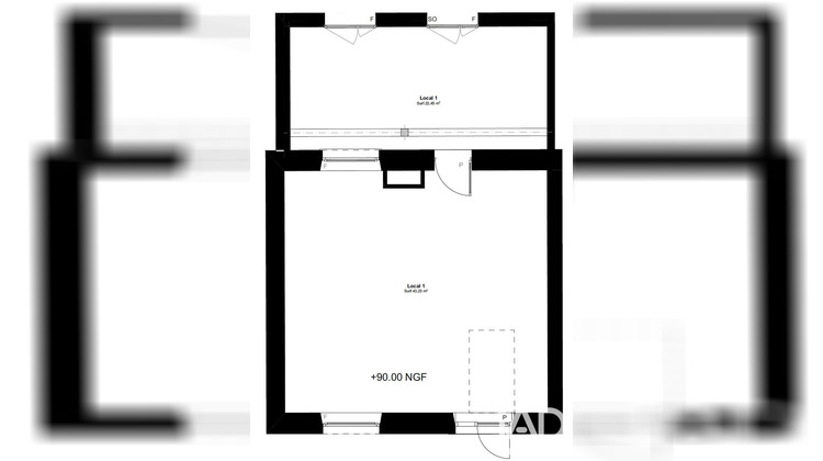 Ma-Cabane - Neuf Local commercial Brie-Comte-Robert, 66 m²