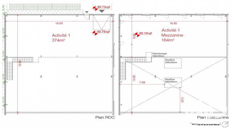 Ma-Cabane - Neuf Local commercial Brie-Comte-Robert, 538 m²