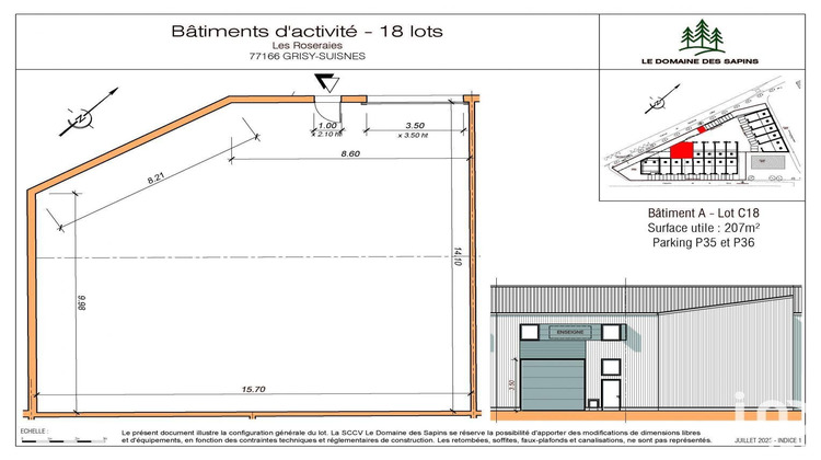 Ma-Cabane - Neuf Local commercial Grisy-Suisnes, 207 m²
