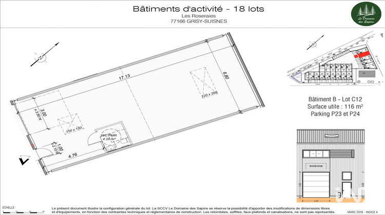 Ma-Cabane - Neuf Local commercial Grisy-Suisnes, 116 m²