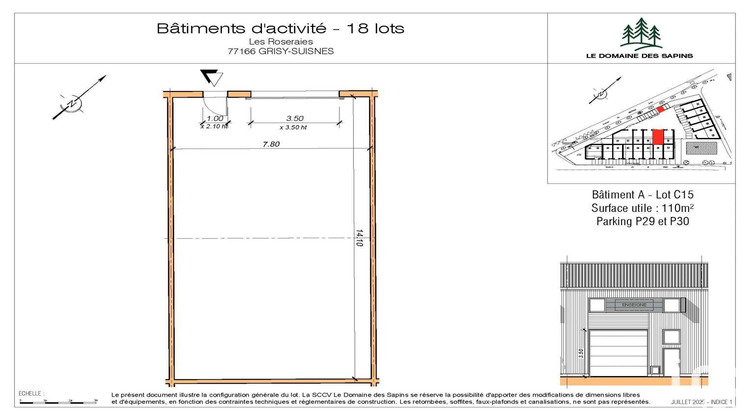 Ma-Cabane - Neuf Local commercial Grisy-Suisnes, 110 m²