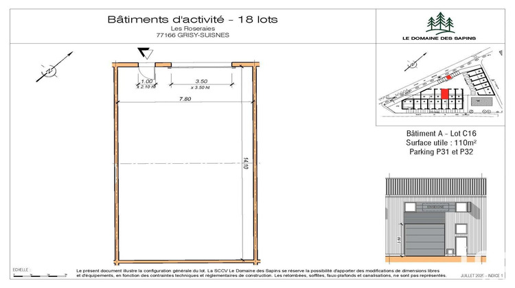 Ma-Cabane - Neuf Local commercial Grisy-Suisnes, 110 m²