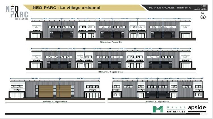 Ma-Cabane - Neuf Local commercial SCIONZIER, 256 m²