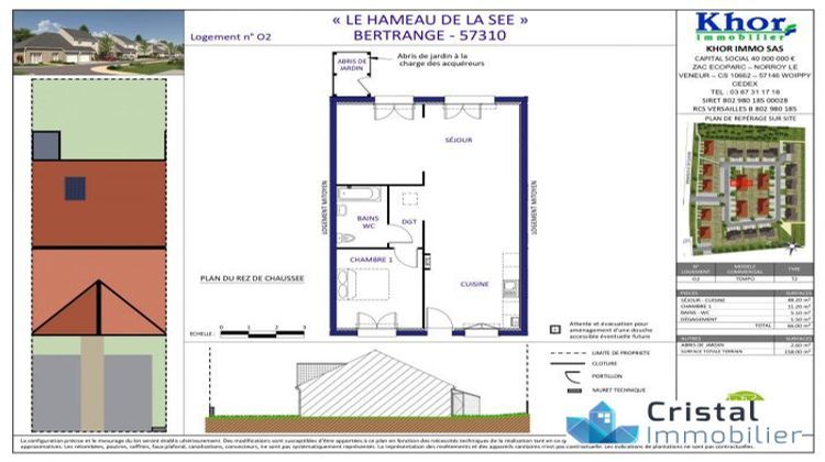 Ma-Cabane - Neuf Maison Bertrange, 66 m²