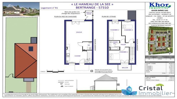 Ma-Cabane - Neuf Maison Bertrange, 78 m²