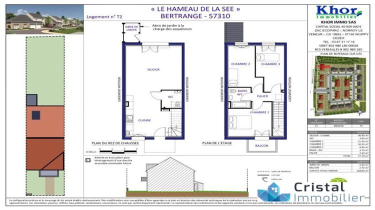 Ma-Cabane - Neuf Maison Bertrange, 78 m²