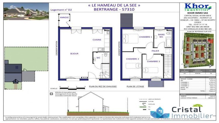 Ma-Cabane - Neuf Maison Bertrange, 80 m²