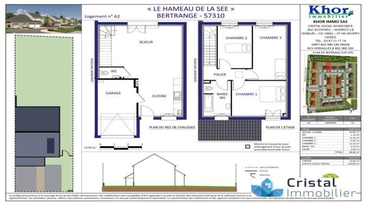 Ma-Cabane - Neuf Maison Bertrange, 80 m²