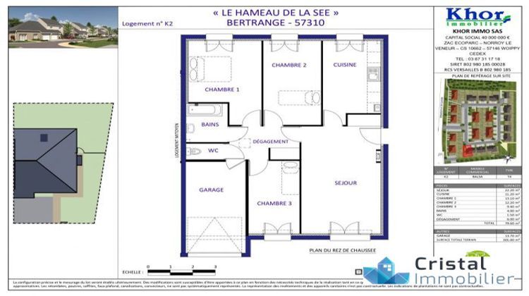 Ma-Cabane - Neuf Maison Bertrange, 80 m²