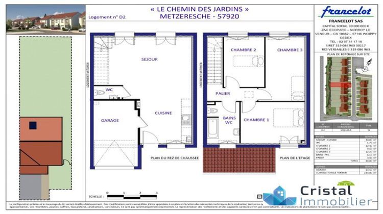 Ma-Cabane - Neuf Maison Metzeresche, 80 m²