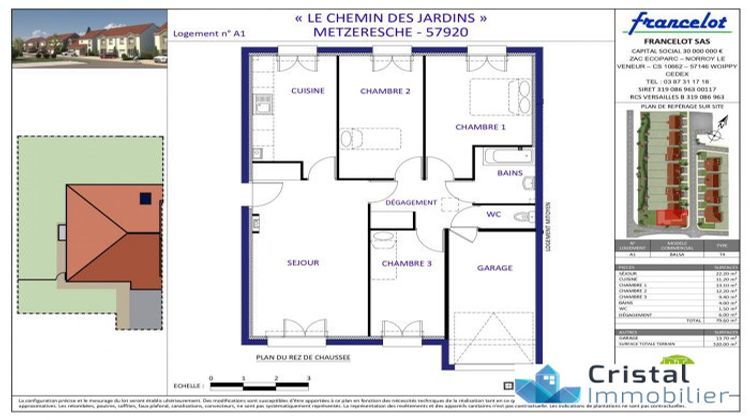 Ma-Cabane - Neuf Maison Metzeresche, 80 m²