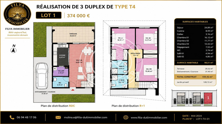 Ma-Cabane - Neuf Maison REMIRE-MONTJOLY, 98 m²