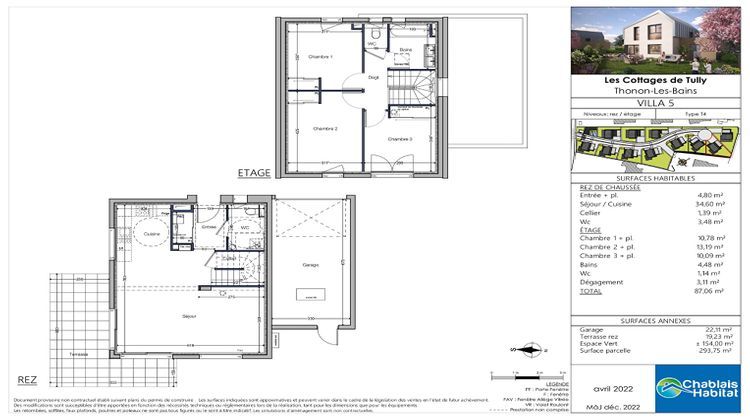 Ma-Cabane - Neuf Maison THONON-LES-BAINS, 87 m²