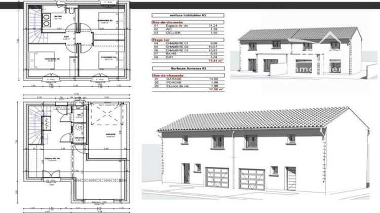 Ma-Cabane - Neuf Maison Tullins, 75 m²