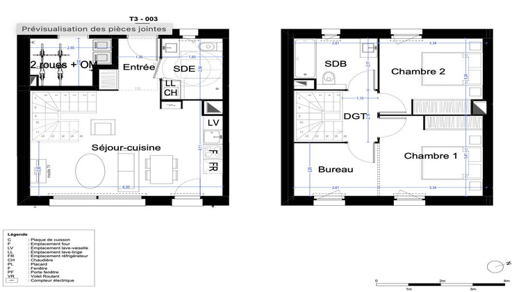 Ma-Cabane - Neuf Maison VILLENAVE D'ORNON, 65 m²