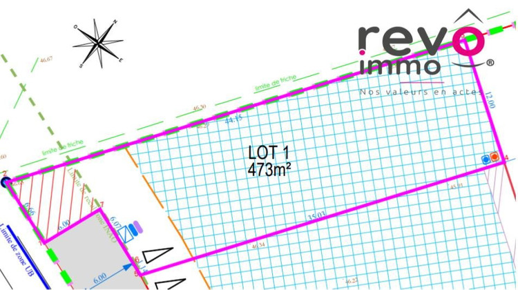 Ma-Cabane - Neuf Terrain CORCOUE SUR LOGNE, 473 m²