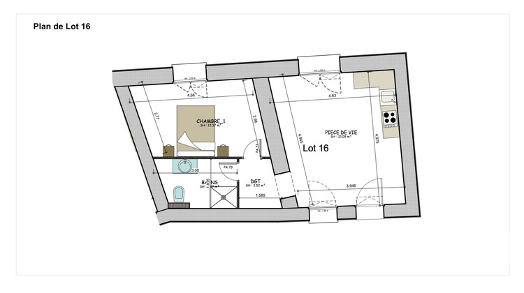 Ma-Cabane - Vente Appartement École-Valentin, 41 m²