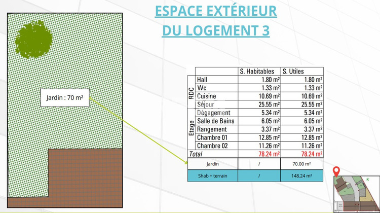 Ma-Cabane - Vente Appartement Écurie, 78 m²