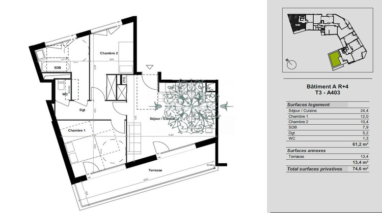 Ma-Cabane - Vente Appartement Épinay-sur-Seine, 61 m²