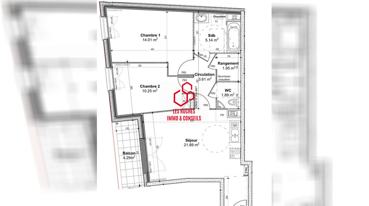 Ma-Cabane - Vente Appartement Étampes, 58 m²