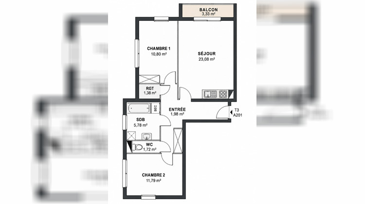 Ma-Cabane - Vente Appartement Étaples, 66 m²