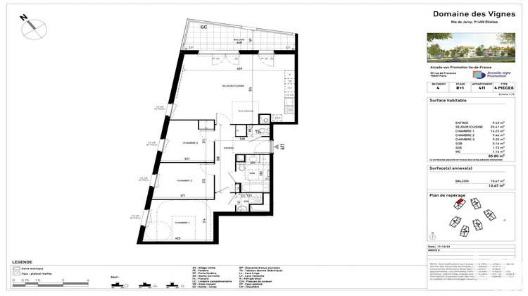 Ma-Cabane - Vente Appartement Étiolles, 85 m²