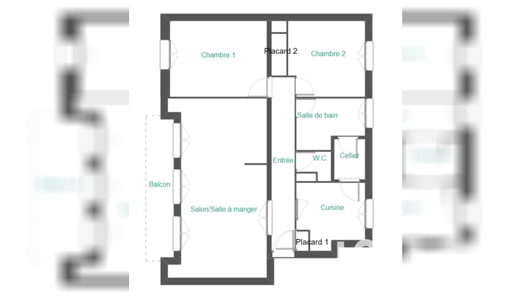 Ma-Cabane - Vente Appartement Évreux, 70 m²