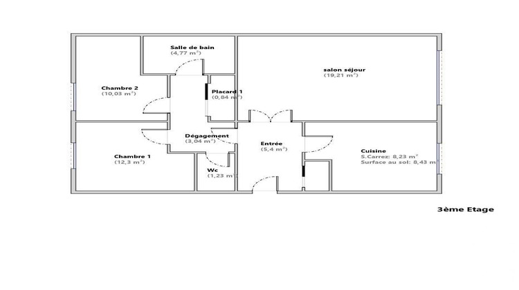 Ma-Cabane - Vente Appartement Ablon-sur-Seine, 65 m²