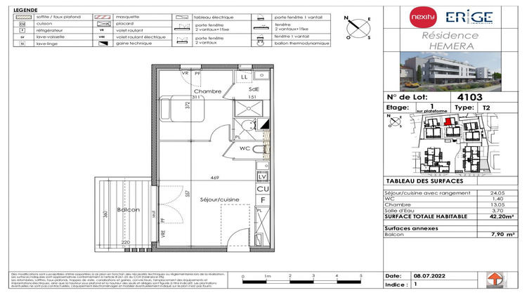 Ma-Cabane - Vente Appartement AGDE, 42 m²
