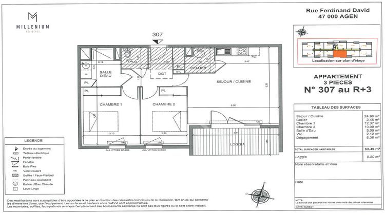 Ma-Cabane - Vente Appartement AGEN, 63 m²