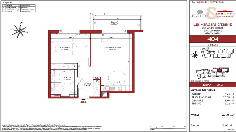 Ma-Cabane - Vente Appartement Agen, 44 m²