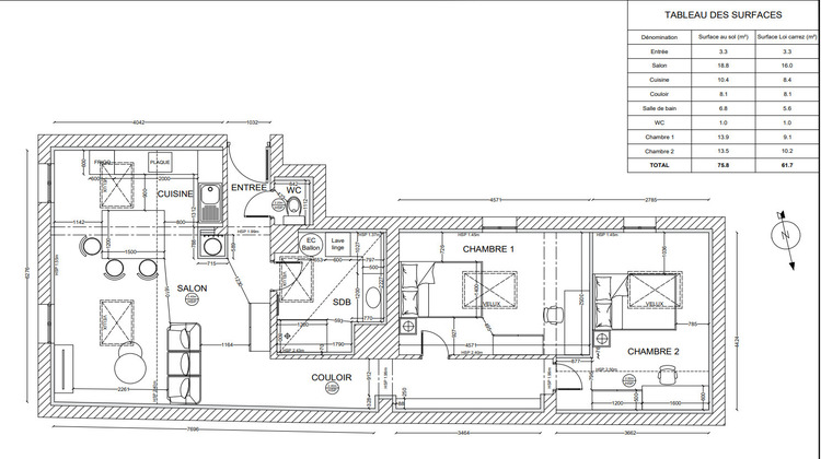 Ma-Cabane - Vente Appartement AGEN, 59 m²