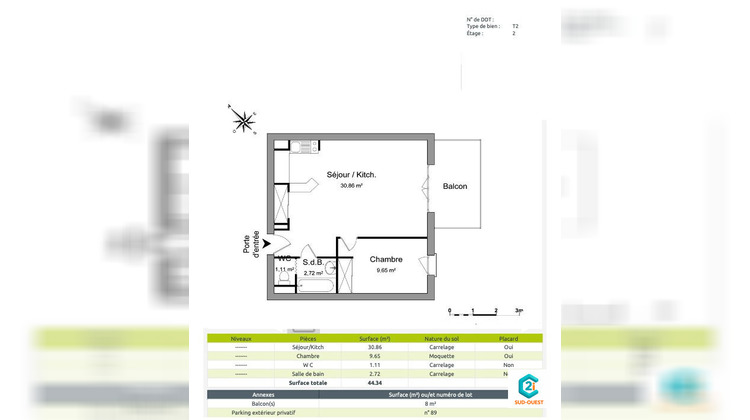 Ma-Cabane - Vente Appartement Agen, 44 m²
