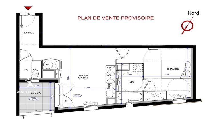 Ma-Cabane - Vente Appartement AIMARGUES, 42 m²