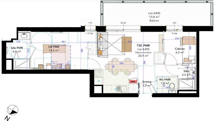 Ma-Cabane - Vente Appartement AIME, 52 m²