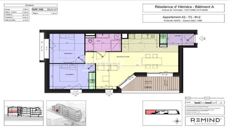 Ma-Cabane - Vente Appartement Aime-la-Plagne, 65 m²