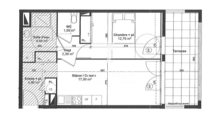 Ma-Cabane - Vente Appartement Aix-en-Provence, 44 m²