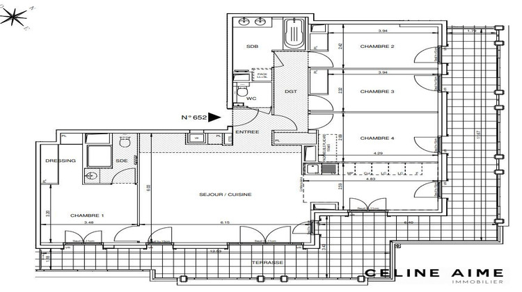 Ma-Cabane - Vente Appartement Aix-en-Provence, 116 m²