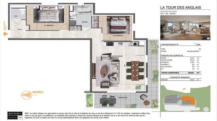 Ma-Cabane - Vente Appartement AIX-LES-BAINS, 68 m²