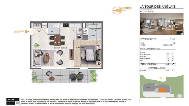 Ma-Cabane - Vente Appartement AIX-LES-BAINS, 43 m²