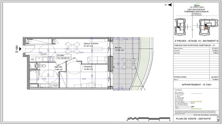 Ma-Cabane - Vente Appartement AIX-LES-BAINS, 42 m²